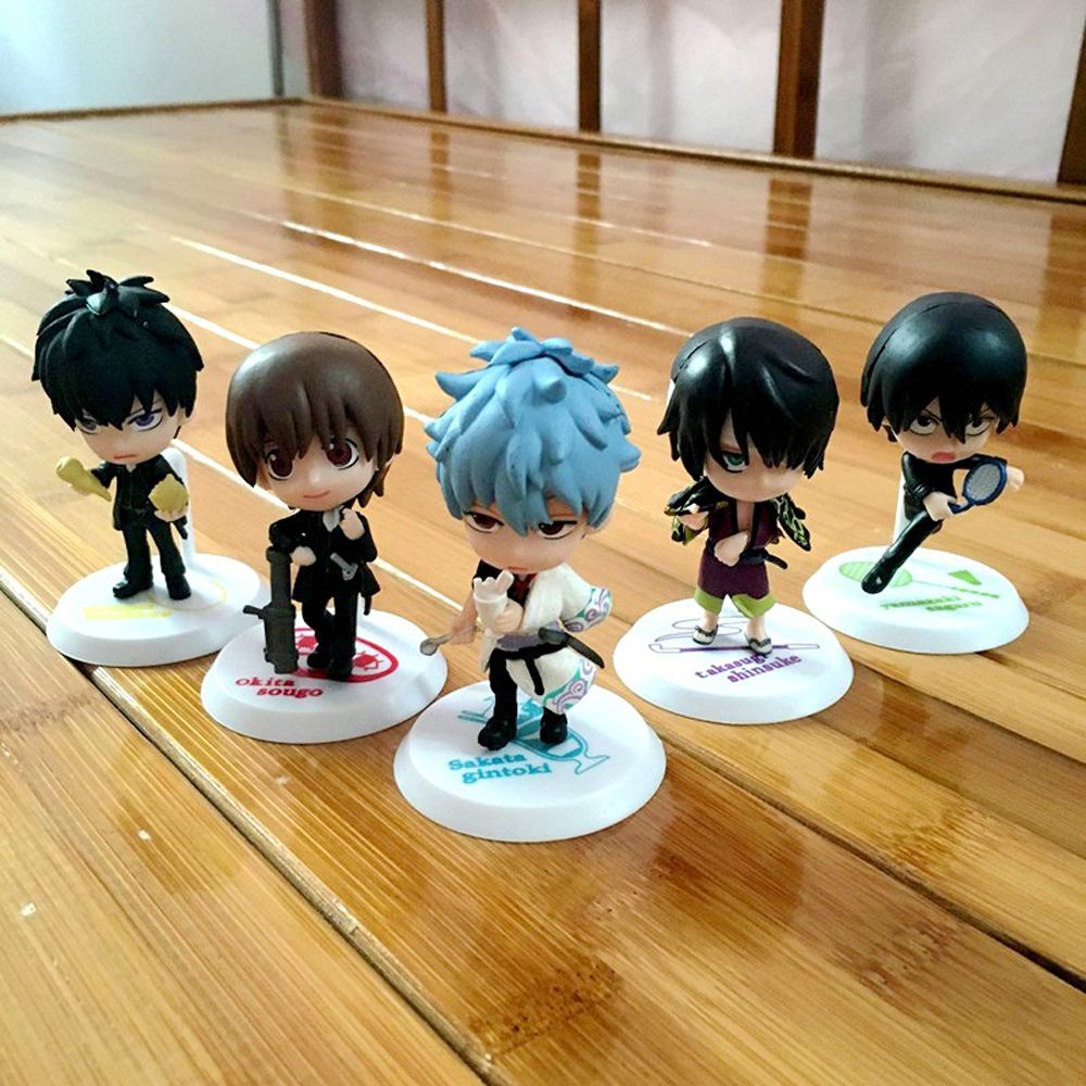 Mô hình nhân vật hoạt hình Gintama bằng PVC dễ thương AARON1