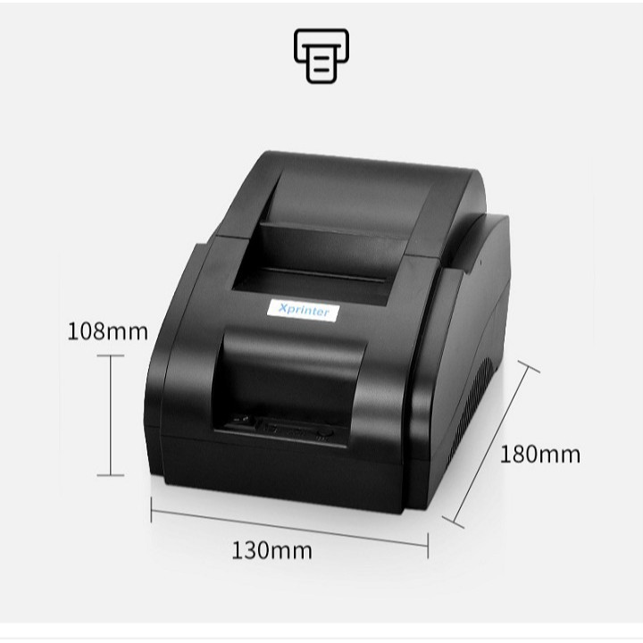 Máy in hóa đơn bán hàng Xprinter 58IIH tặng Free 3 Tháng Phần mềm bán hàng - MẪU GIAO NGẪU NHIÊN