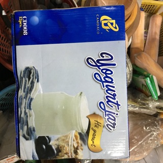 12 hủ sữa chua thuỷ tinh