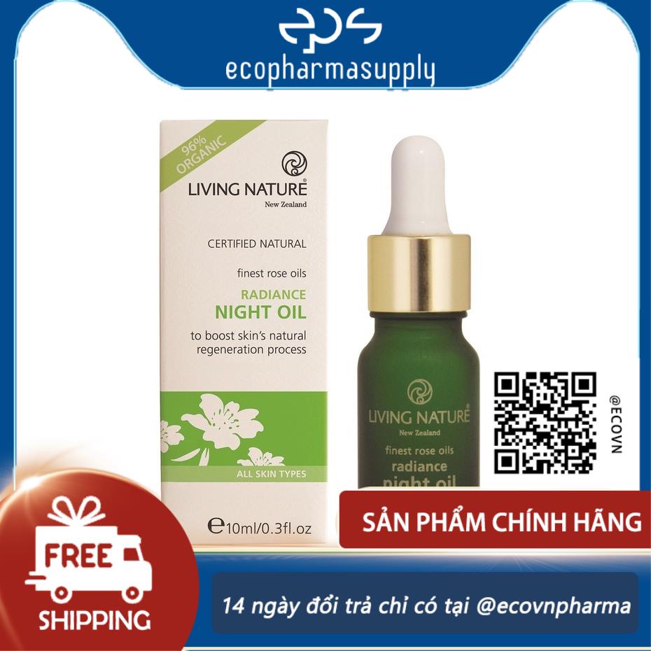 [10ml/ 18ml] Dầu dưỡng Living Nature Radiance Night Oil