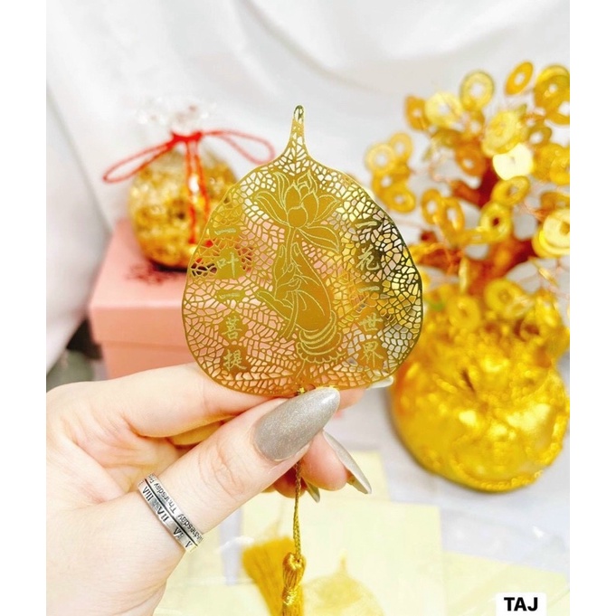 Lá bồ đề bằng đồng