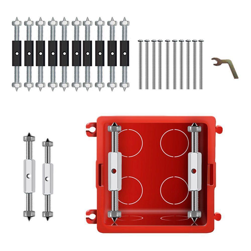 Hộp Công Tắc Gắn Tường Cố Định Điều Chỉnh Được Đa Năng Dành Cho Thợ Điện