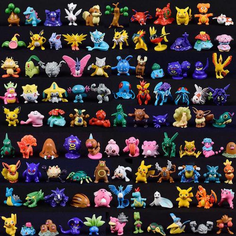 Set 144 Mô Hình Nhân Vật Pokemon Dễ Thương