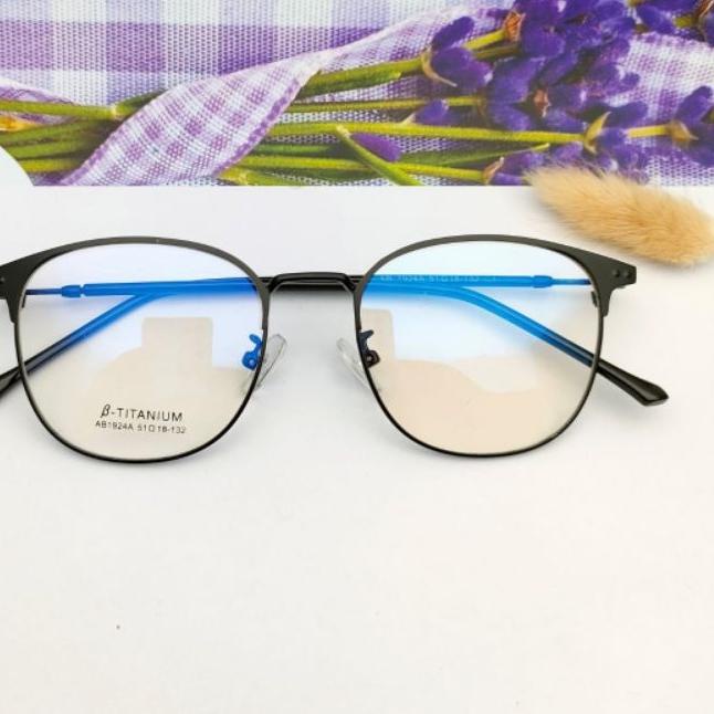 Kính Khung Sắt 1924 2.2 | Kính Minus | Chống Bức Xạ 2 Trong 1