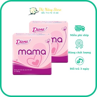Băng vệ sinh Diana Mama cho mẹ bầu và sau sinh gói 12 miếng Thị Nắng Store
