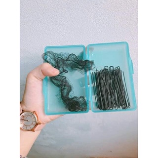 lưới búi tóc tiếp viên hàng không