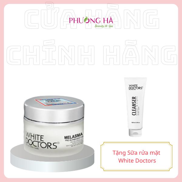 Mua kem xóa nám thể nặng White Doctors Melasma Pro TẶNG Sữa rửa mặt White Doctors Cleanser