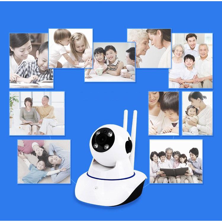 Camera Wifi Giám Sát Trong Nhà 2 Dâu Led EXIR Siêu Nét Full HD 1920x1080p