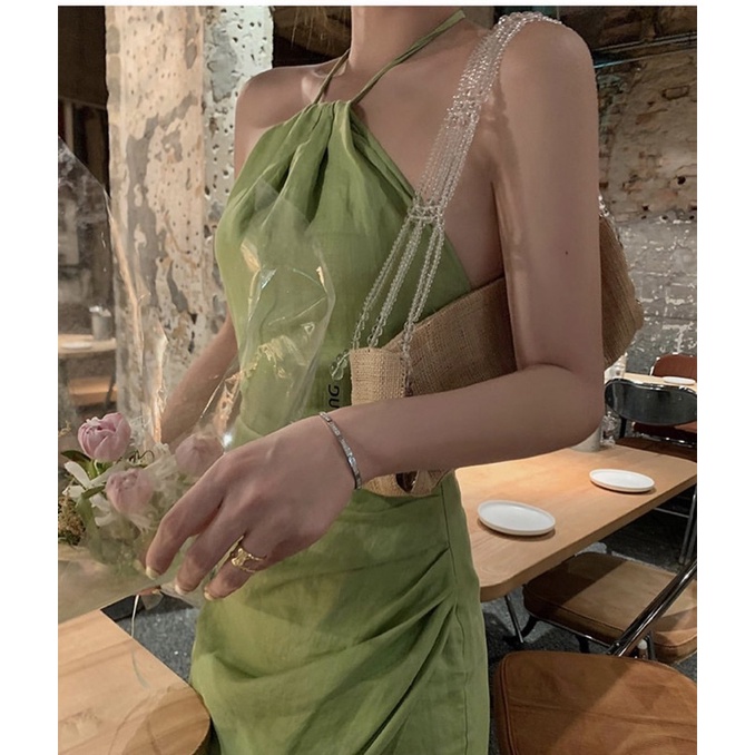 ĐẦM CỔ YẾM XANH NHÍU HÔNG | BigBuy360 - bigbuy360.vn