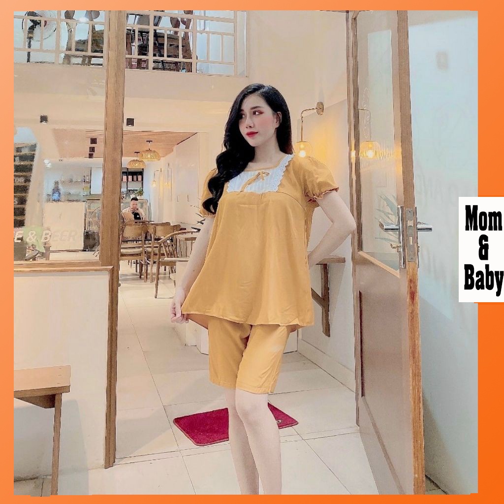 Bộ đồ bầu ngắn tay M332 chất đũi hàn freesize từ 45 đến 70kg