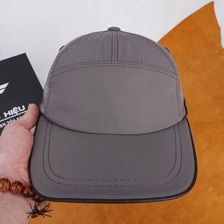Mũ lưỡi trai NS chính hãng MC185A dành cho nam chất liệu vải dù phối da cao cấp - Hùng Nón Hiệu