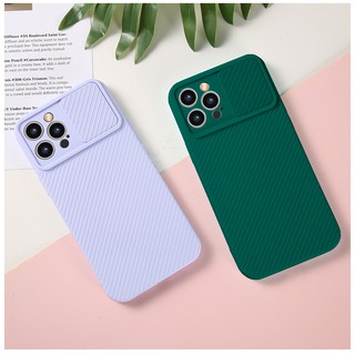 Ốp Điện Thoại Silicon Có Nắp Trượt Bảo Vệ Camera Sau Cho compatible for Iphone 11 Pro Max X Xr Xs Max