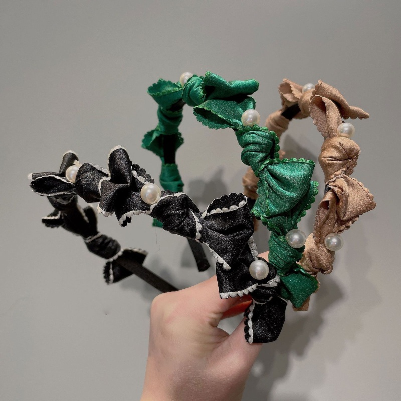 Flgo Băng Đô Cài Tóc Trang Điểm Thanh Lịch Hình Nơ Dễ Thương Bền Bỉ Dành Cho Bạn Nữ