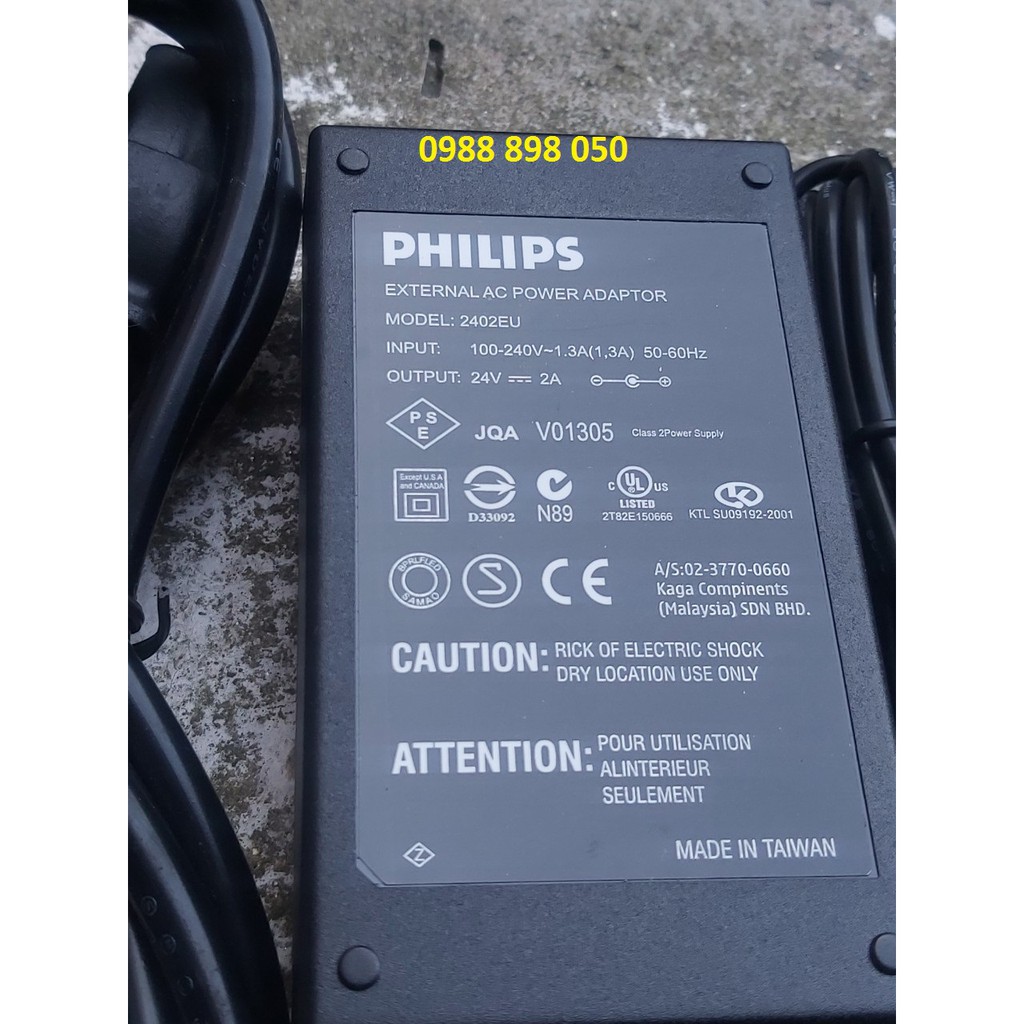 Adapter nguồn Philips 24v 2a 48w loại tốt