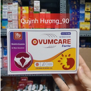 OVUMCARE Forte hộp 30 viên mẫu mới nhất hỗ trợ sức khỏe nữ giới