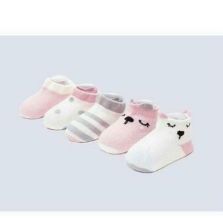 Set 5 đôi tất lưới cho bé 0-12 tháng loại đẹp