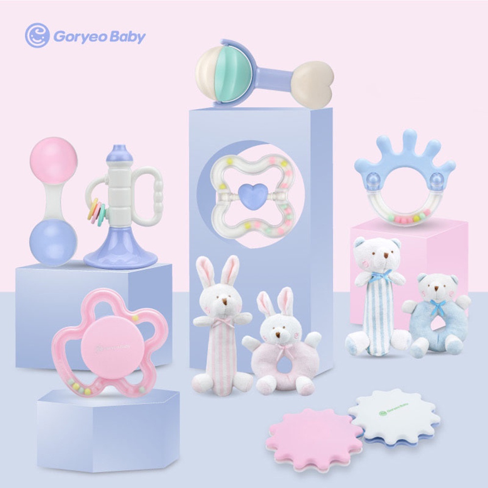 Xúc Xắc Gặm Nướu Cho Bé Goryeo Baby, Đồ Chơi Sơ Sinh Chất Liệu Nhựa ABS An Toàn Babibu - XXGN