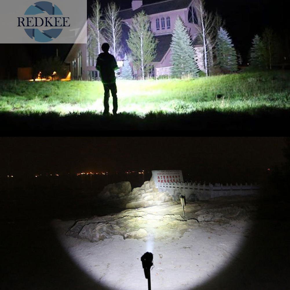 Đèn pin khẩn cấp XPE+COB LED IPX4 3 chế độ