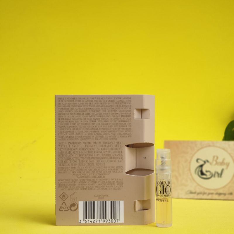 Mẫu Thử Nước Hoa Nam Acqua Di Gio