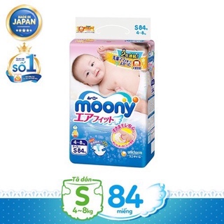 tã dán cao cấp Moony NB90/S84/M64/L54