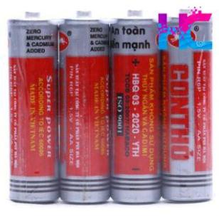 Vỉ 4 viên pin tiểu AA và AAA Con Thỏ (Pin đũa, pin tiểu)