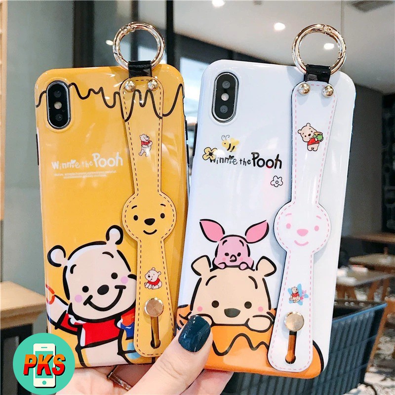 Ốp Iring Dẻo Có Móc Tay Kiêm Giá Đỡ Điện Thoại Gấu Pooh - Lợn Piglet - Iphone (6_Pro  max) | WebRaoVat - webraovat.net.vn