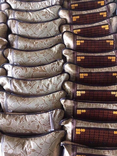 Gối trúc mây siêu thoáng, siêu mát (kèm ruột gối)