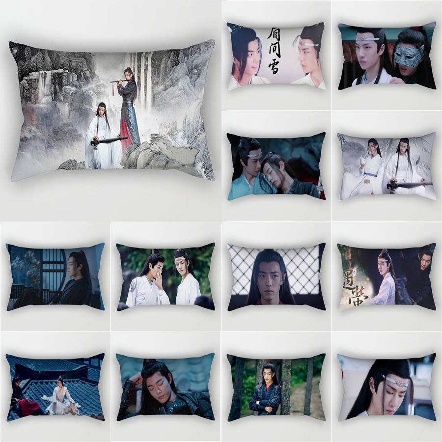 Áo gối sofa in hình phim Trần Tình Lệnh hình chữ nhật kích thước 50*30cm tiện dụng | BigBuy360 - bigbuy360.vn