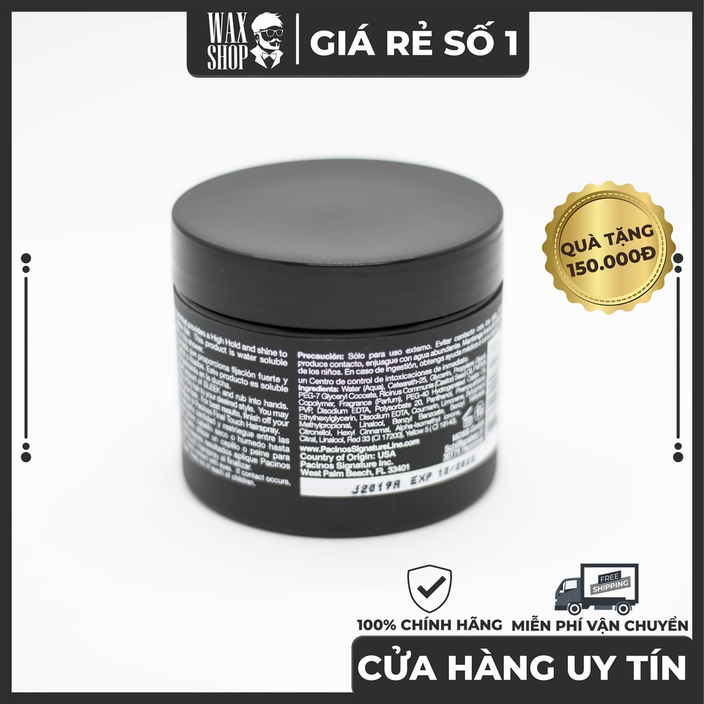 Sáp Vuốt Tóc Sleek Pacinos ⚡ [Chính Hãng] ⚡ Dùng Để Đi Chơi, Đi Tiệc. Cực Lịch Lãm. Giữ Nếp 24 Tiếng + Kèm Quà Tặng