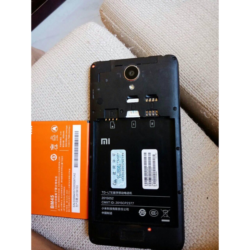 Pin Xiaomi Redmi Note 2 Mã BM45 3020MAH