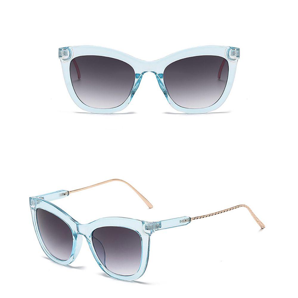 IVORY Kính Mát Hình Mắt Mèo Gọng Kim Loại Chống Bức Xạ Thời Trang Cho Nam Và Nữ