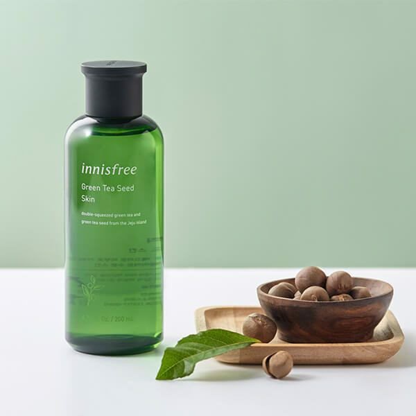 Nước Hoa Hồng Trắng Da Innisfree Cấp Ẩm Sạch Sâu Trắng Da Dưỡng Ẩm Chống Lão Hóa Green Tea Seed Skin 200ml - Khongcoson