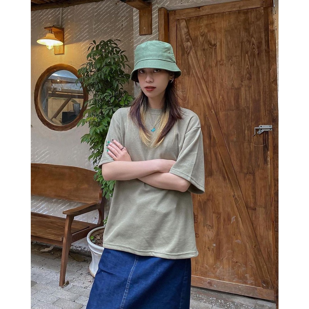 Áo phông trơn áo thun basic chất cotton tổ ong (có sẵn) | BigBuy360 - bigbuy360.vn