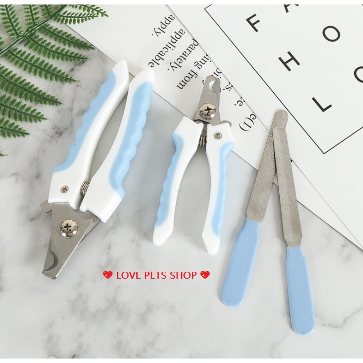 BỘ KÌM BẤM MÓNG CHO CHÓ MÈO KÈM DŨA SIZE LỚN, KÌM CẮT MÓNG -  LOVE PETS SHOP