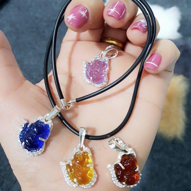 Dây da đeo cổ hồ ly (mẫu 1)