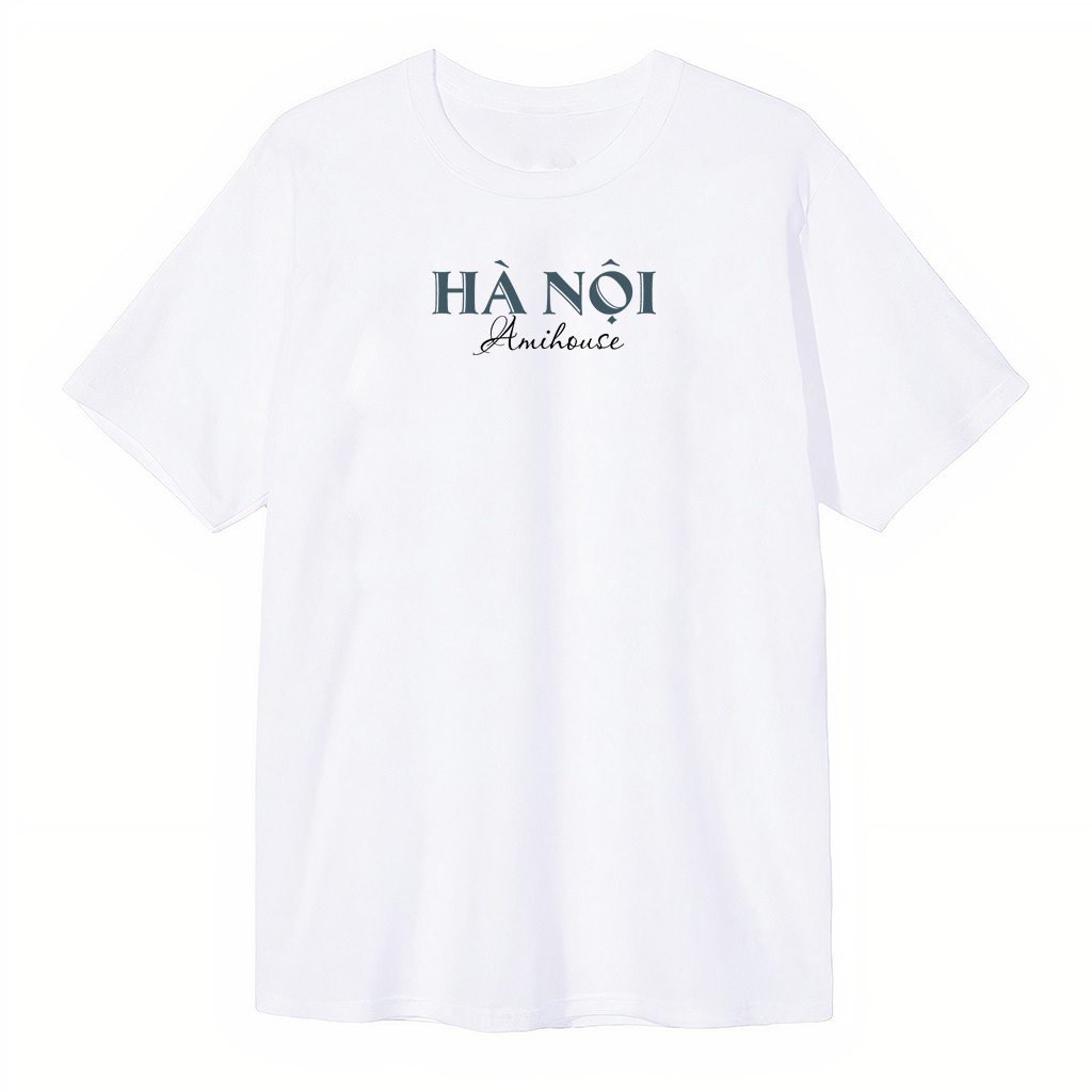 Áo Thun AMIHOUSE Hà Nội Cotton Nam Nữ Unisex - Local Brand Streetwear Oversize Form Rộng