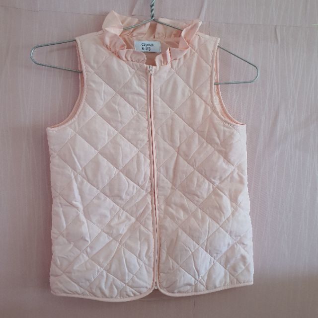 Áo gile phao bé gái xuất khẩu