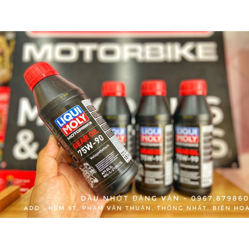 Nguyên chai Dầu Nhớt Láp Liqui Moly Gear Oil 75W90 API GL5 tổng hợp chính hãng