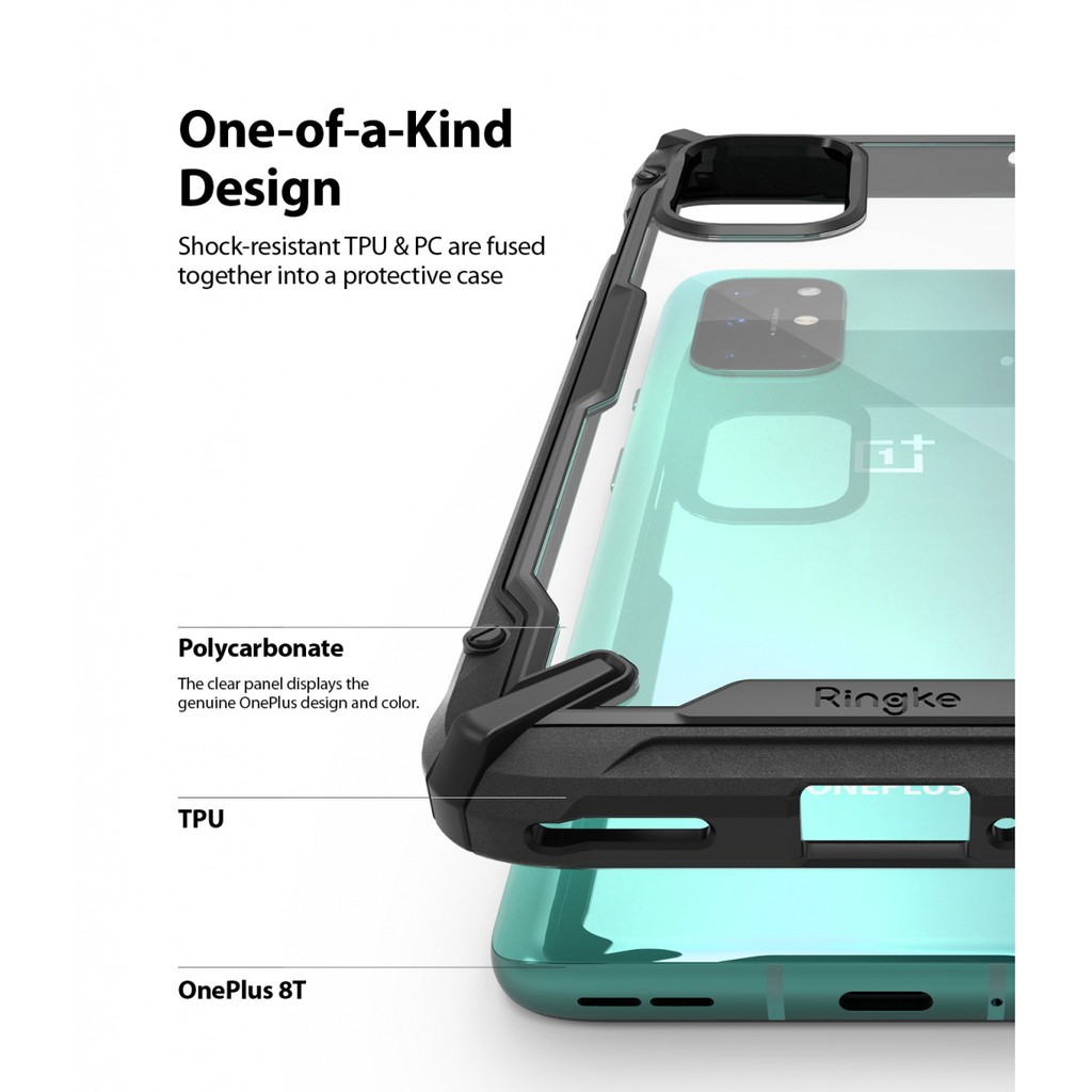 Ốp lưng OnePlus 8T/ 8T+ 5G Ringke Fusion X - Nhập khẩu Hàn Quốc - Ringke Fusion X OnePlus 8T/ 8T+ 5G Korea Case