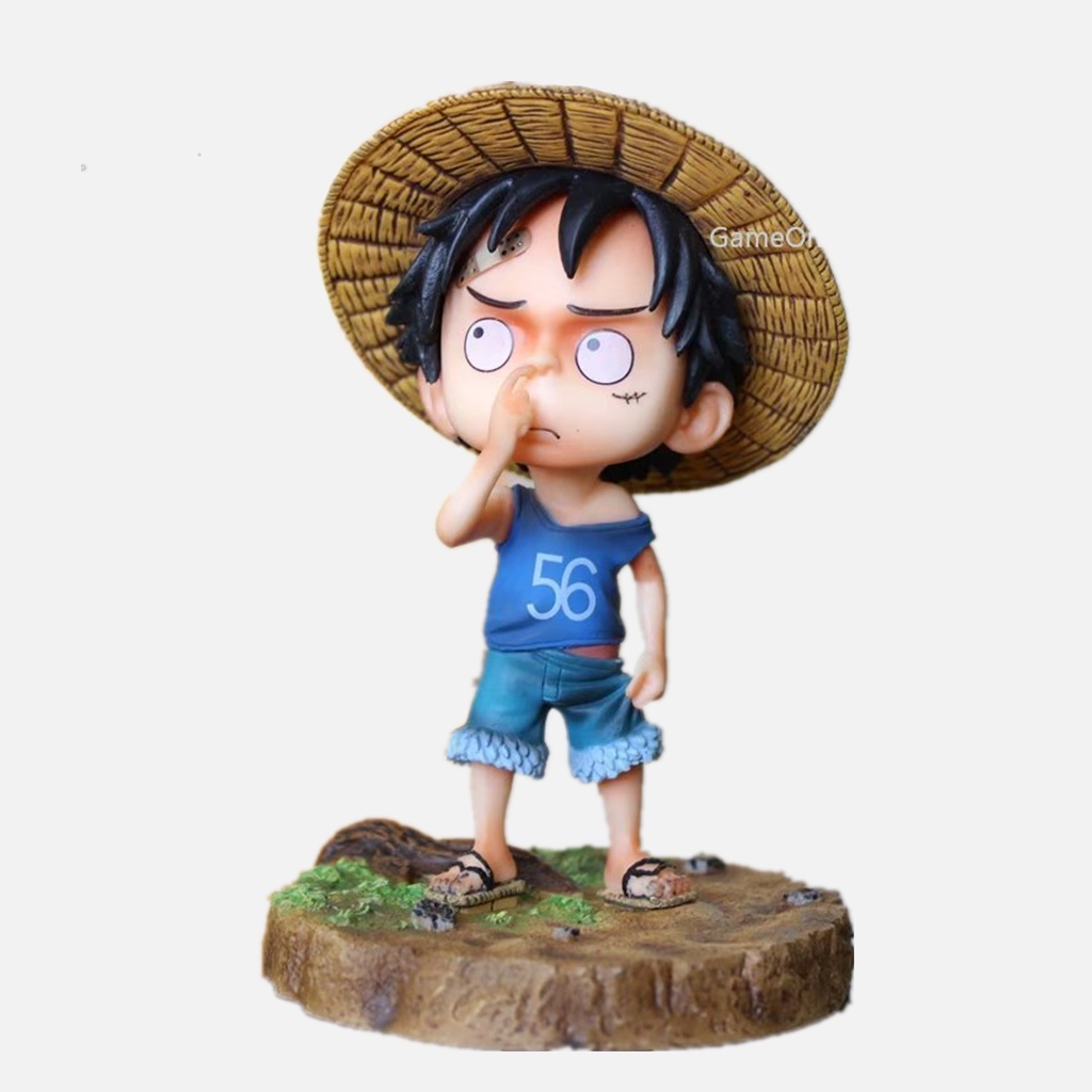 Mô hình nhân vật Luffy trong One Piece trang trí