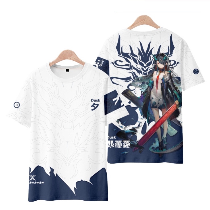 Áo Hoodie Tay Ngắn In Họa Tiết Arknights 3D Thời Trang Nhật Bản 2022 Dành Cho Nam Nữ