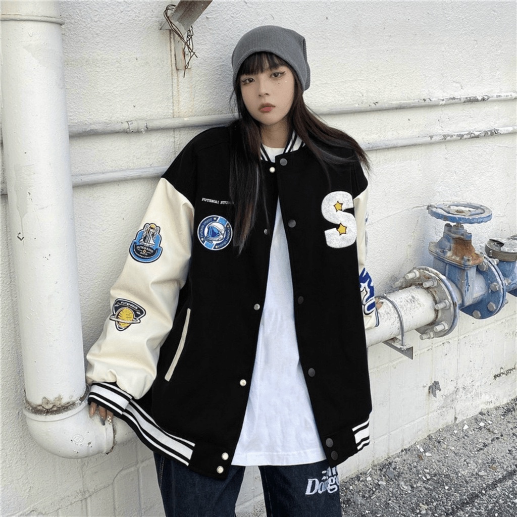 (HCM) ÁO KHOÁC DÙ BOMBER NAM NỮ FORM RỘNG THỜI TRANG TRẺ , CHO CÁC BẠN TRẺ LỰA CHỌN KME FASHION