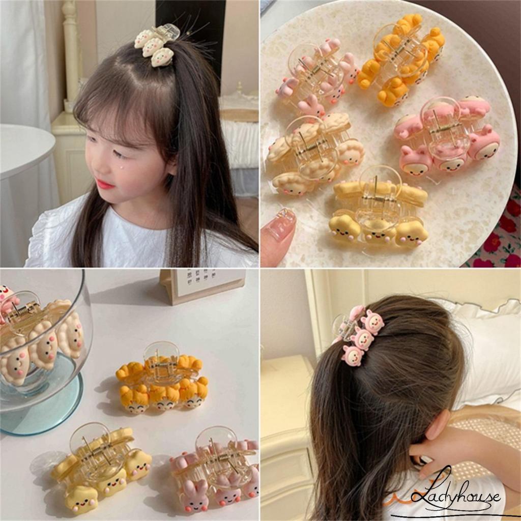 Kẹp tóc mini bằng nhựa họa tiết hoạt hình dễ thương cho nữ