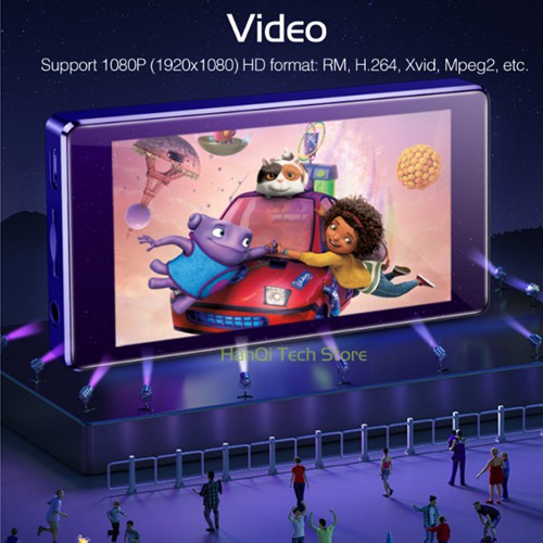 Máy nghe nhạc chính hãng Ruizu D20,phiên bản cảm ứng mới nhất,có loa ngoài,8GB bộ nhớ trong,FM,ghi âm