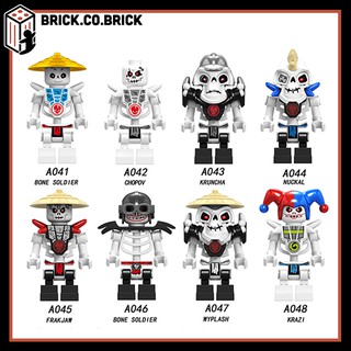 Ninja Phantom Đồ Chơi Lắp Ráp Minifigure Nhân Vật Hồ Ly Samurai Akita Zane Nya Kai Jay A041-A048