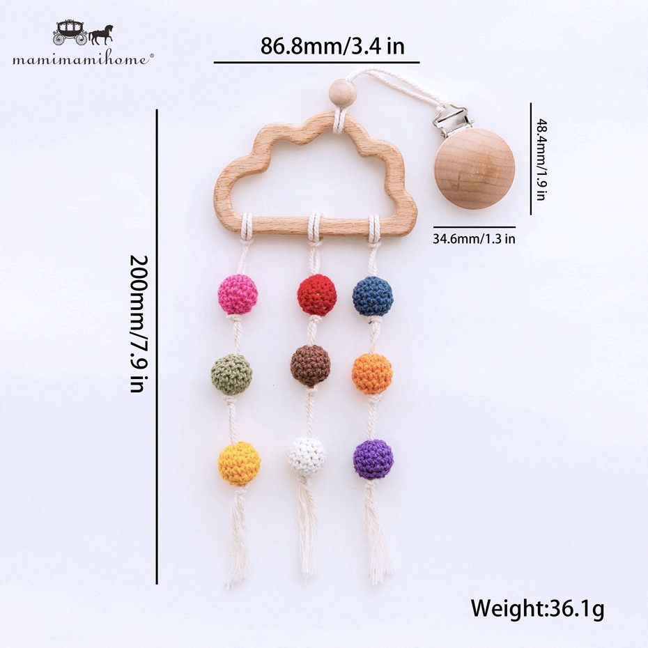 Đồ chơi treo cũi em bé Mamimamihome bằng gỗ