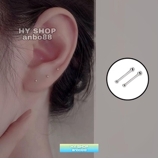 khuyên tai bi nhỏ giữ lỗ tai chất liệu thép titan không gỉ size nhỏ