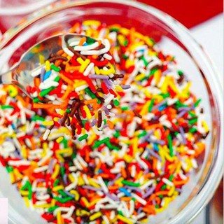 Hộp 500g cốm màu trang trí bánh