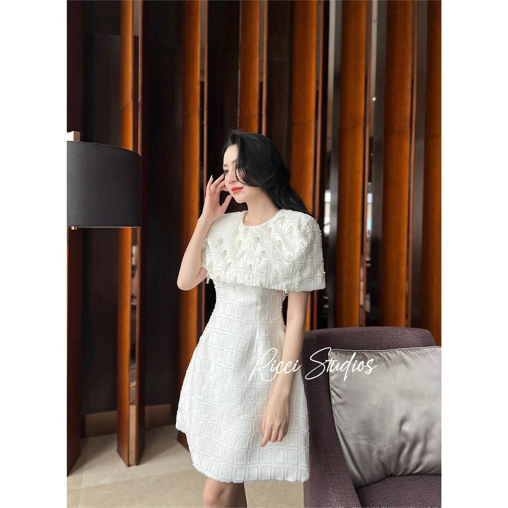 Váy K26 Tiara Dress Ricci thiết kế chất liệu vải Mango dệt cao cấp | RICCI OFFICIAL