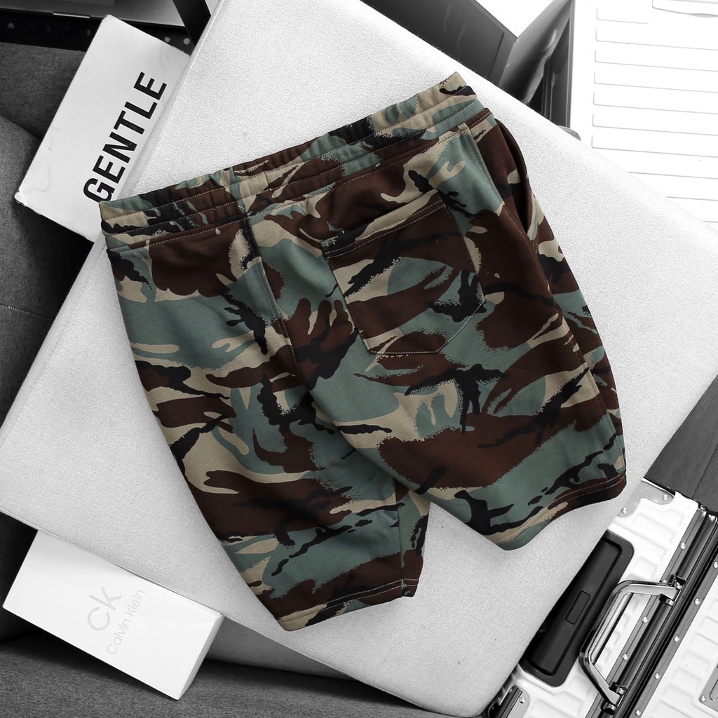 Quần short nỉ phong cách Retro_dã ngoại